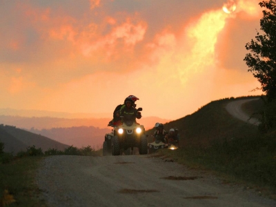 Rando quad Monoplace - Apero Tapas au Sunset