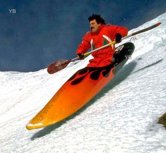 Kayak sur neige