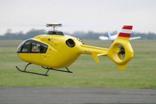 Hélicoptère jaune