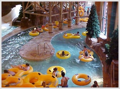 Parc aquatique en intérieur