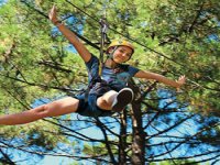 Parcours acrobatique en hauteur dans le morvan