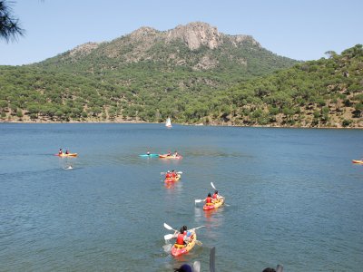 Parcours guidé en canoë, réservoir de San Juan, 3 heures