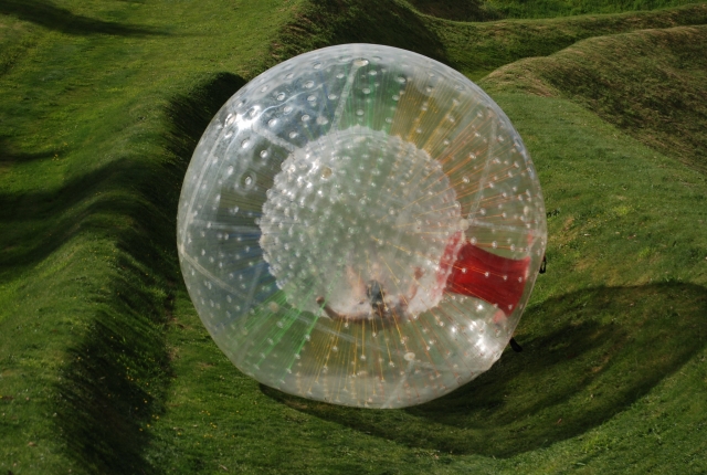 Zorbing Downhill 