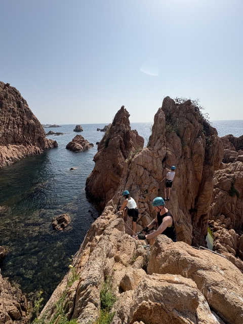 Avis de Anna concernant Via Ferrata Cala del Molí avec photos 2h 30 min