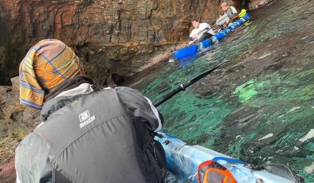 Parcours de kayak et de rappel dans la grotte de Neptune 6 heures