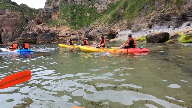 Parcours en canoë entre amis 