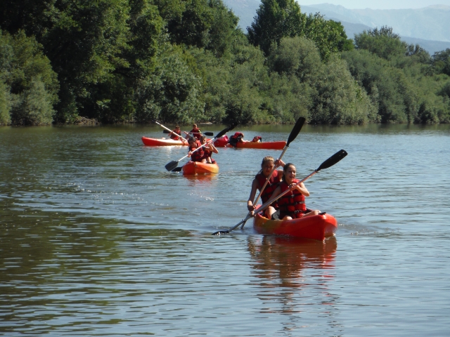 Descente en canoë sur la rivière Tiétar 2 heures