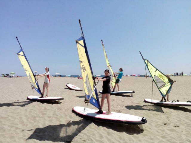 Cours de planche à voile de 2 heures à Port de la Selva