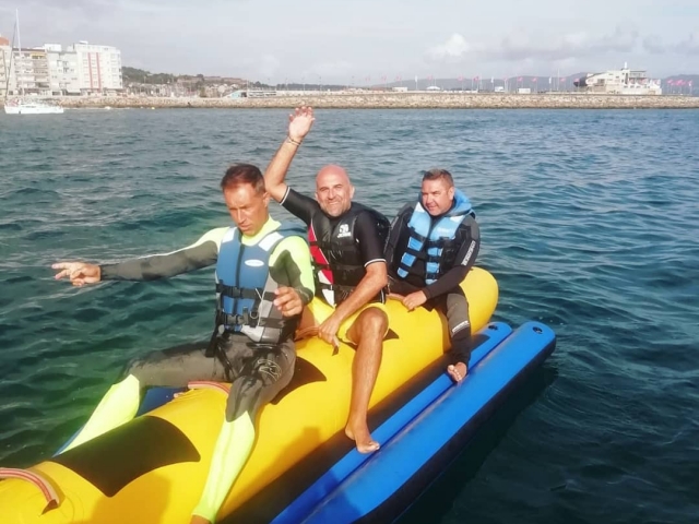 Banana Boat à Sanxenxo 
