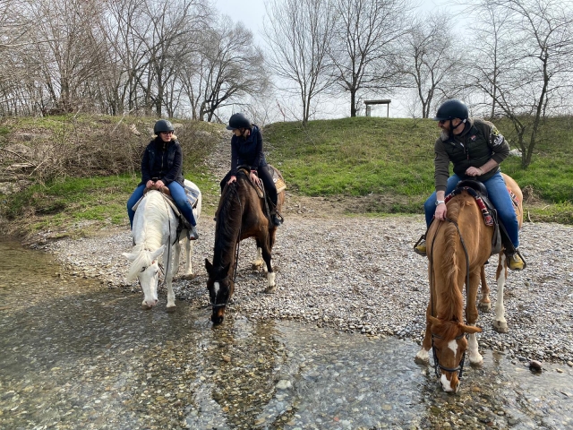 Avis de Andrea concernant Promenade à cheval le long de la rivière Serio pendant 1 heure