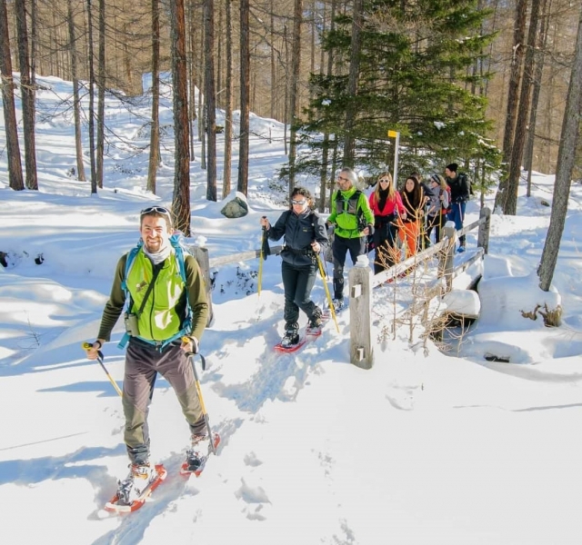 Raquettes + apéritif au Parc du Grand Paradis