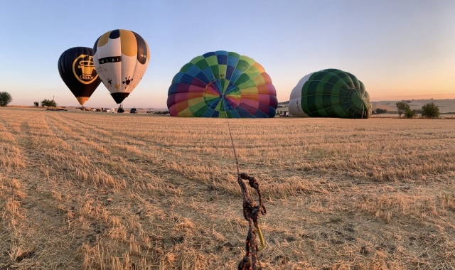 Vol en montgolfière d'une heure à Gravina dans les Pouilles