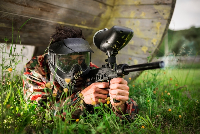 Paintball de 400 coups à Vezzano d'une durée de 2 heures
