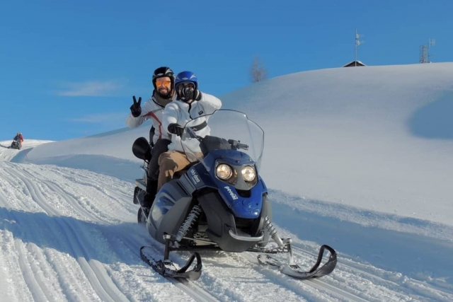 Randonnée en motoneige Crap de La Paré 30 min