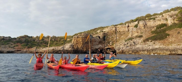Excursion en kayak de 3 heures à Porto Selvaggio