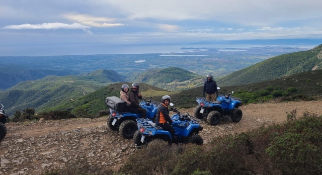 Excursion en quad biplace de 3 heures au départ de Burcei