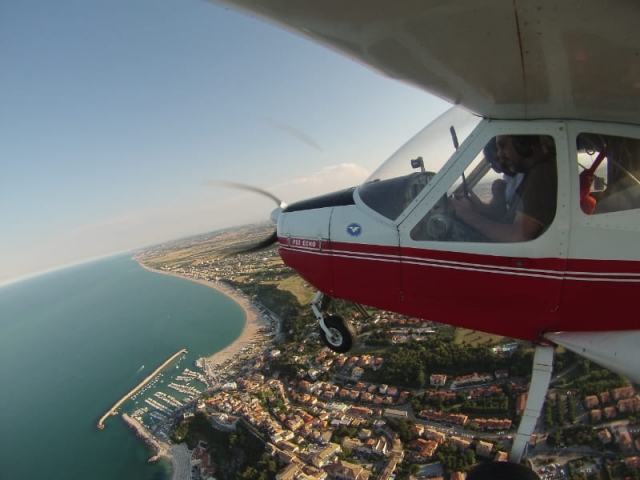Vol en avion de 30 minutes jusqu'à Recanati