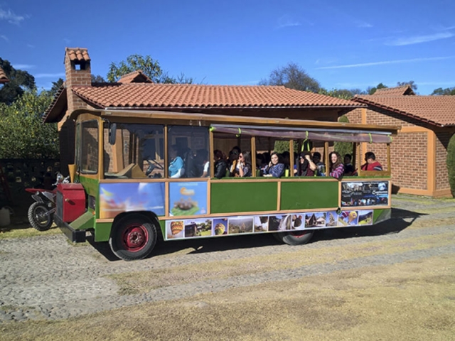 Visite en tramway de Huasca avec dégustations 3 heures