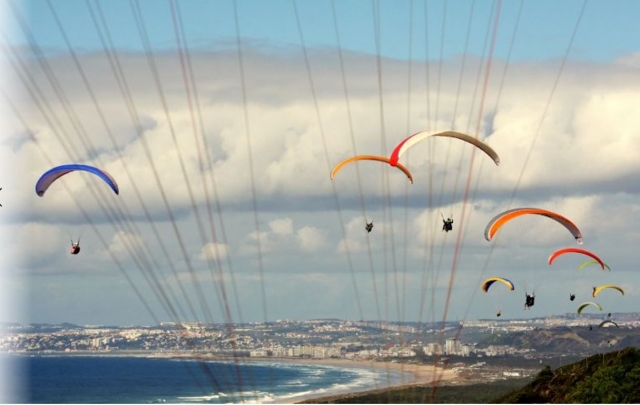 Vol en parapente de Sta Cruz à La Arrábida