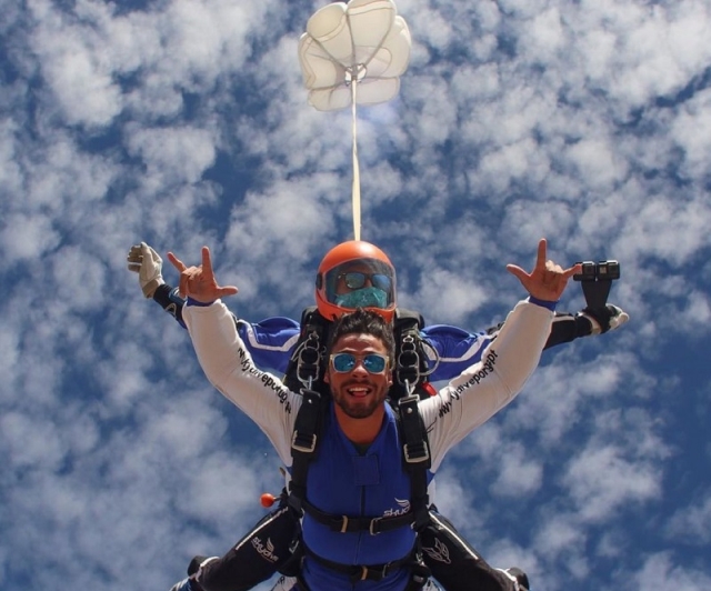 Saut en parachute tandem 9000 pieds à Évora