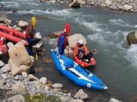 Kayak raft dans les gorges du verdon