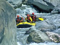  The rapids in rafting 