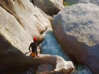  Canyoning, route through rock formations 