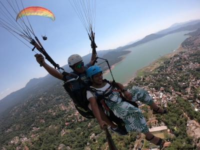 Vol en parapente à Valle de Bravo avec vidéo