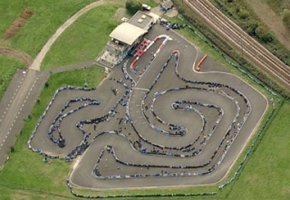Vue aérienne du circuit