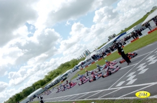 Échauffement avant la course