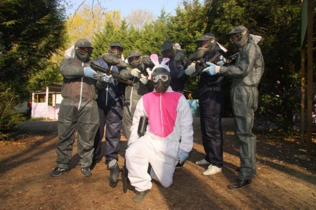  Paintball for your bachelor parties 