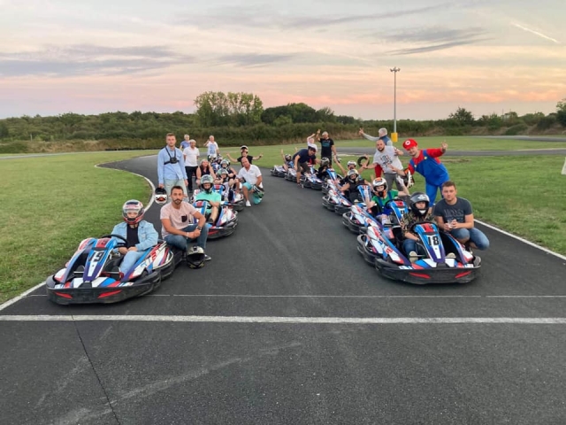  Installazione sui kart per la partenza 
