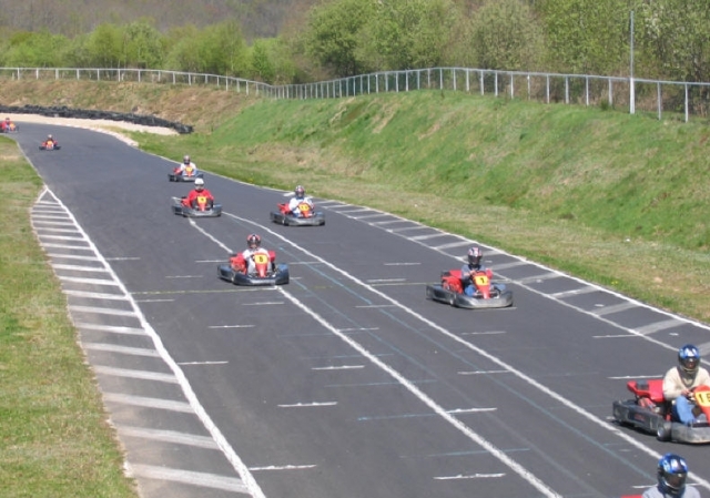 Compétition karting outdoor