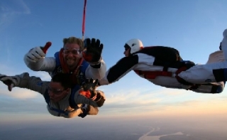 En pleine chute libre