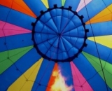 In the balloon 