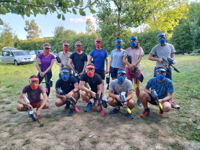 Prêts pour une session de paintball