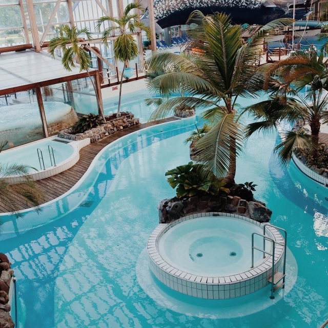  Una piscina relax riscaldata 