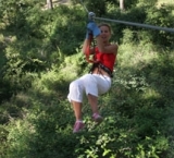  La zip line 