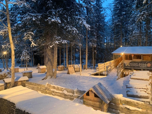  Centro sotto la neve
