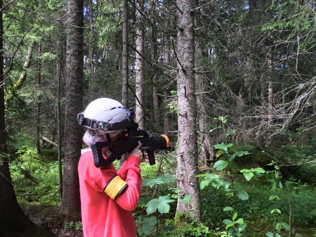  Lasergame nella foresta 