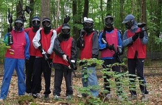 Paintball en equipe