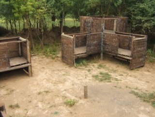 Gut bewaldetes Gebiet