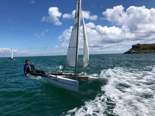  Sailing aboard our sailboat 