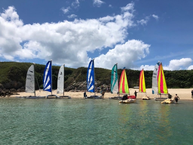  Departure for a sailboat trip in Morbihan 