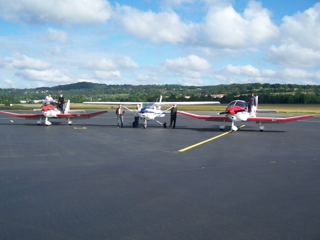  Die Flugzeuge des Clubs 