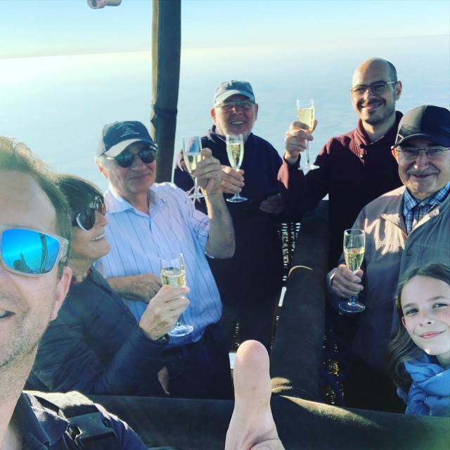  Aperitif on the hot air balloon 