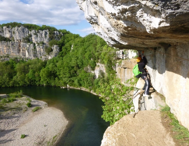 Vista panorâmica excepcional durante sua sessão de escalada