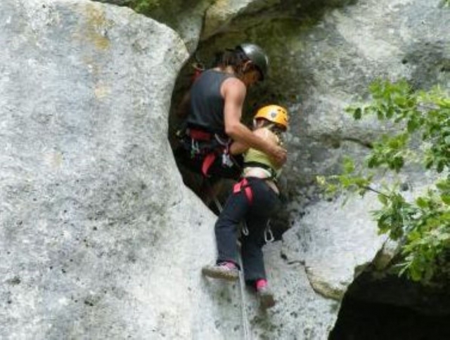 Speleologie pour les enfants