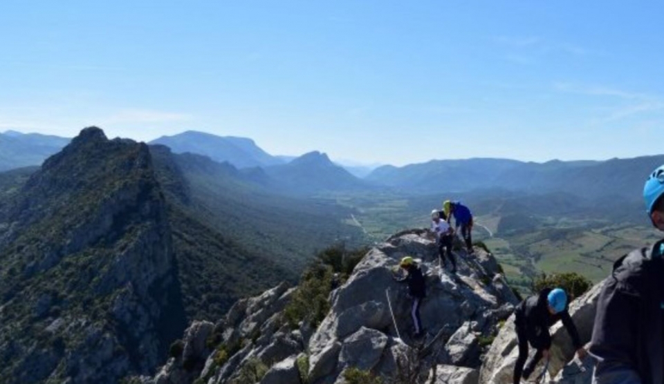  Explore the mountains of the Eastern Pyrenees during a canyoning session via ferrata 