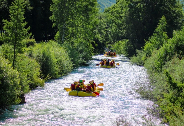  Início da sessão de rafting 